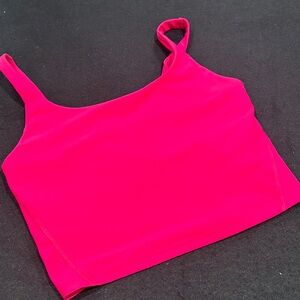 Old Navy Women's Vibrant Spandex Pink Crop Top
